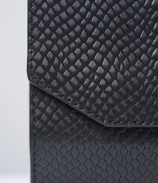 Chic Black Python Bag